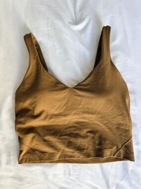 lululemon athletica Scoop Neck Tank in Chestnut Brown